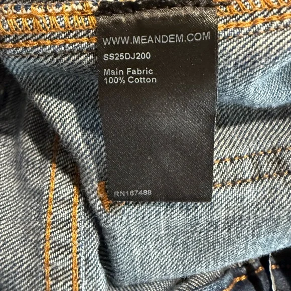 Me+Em Cotton Patch Pocket Utility Jean Baggy Straight Jean Inseam 30'' Sz 31 - Picture 13 of 14